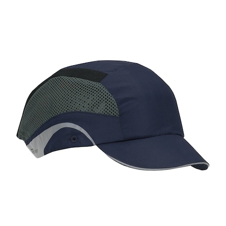 Jsp Lightweight Baseball Style Bump Cap w/HDPE Protective Liner and Adjustable Back, Short Brim 282-AES150-21