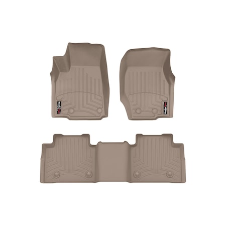 Weathertech Tan, Front and Rear Floorliners 451696-1-5