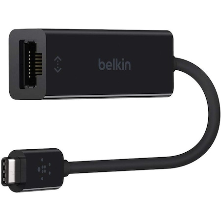Belkin USB-C TO GIGABIT ETHERNET ADAPTER - GIGABIT ETHERNET - 2 YEA F2CU040BTBLK