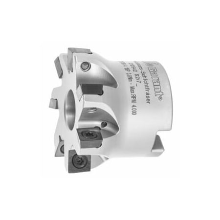 Garant Finishing Mill, with Bore, for CPHX. Inserts, 42mm Diameter, 5 Inserts 212542 42/5