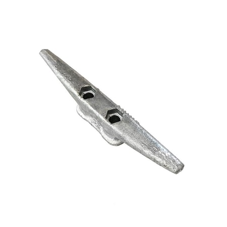 Multinautic DOCK CLEAT STL GALV SILVER 6IN 15008