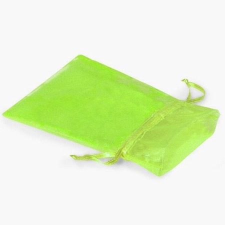 Nashville Wraps Citrus Green Organza Favor Bags, 3x4, 10PK B01038