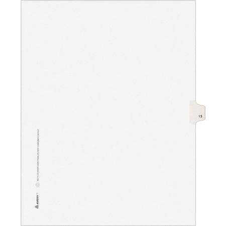 Avery Dividers, Index, Sidetab, 13 25PK AVE11923