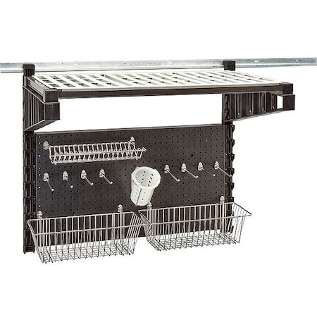 Cambro Prep Station Kit, 36 in L, Black EWS36PREP110