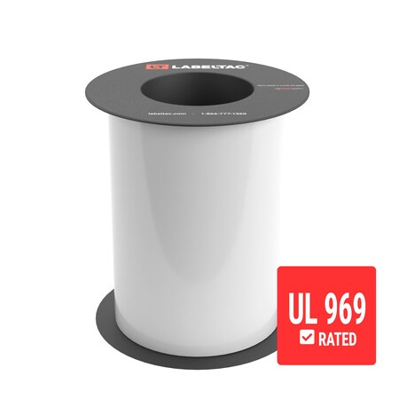 Labeltac UL 969-Approved LabelTac Supply 7in x 75ft LT9 Only, White LT702UL-C