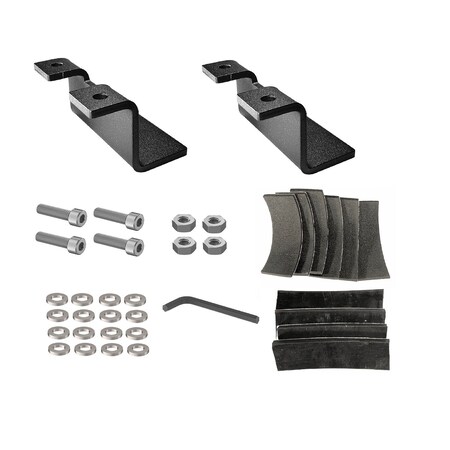 Exposed Rack For Use With  Roof Racks Sits 125 to 2 Above Rail Brackets Set of 2 8-00-9951
