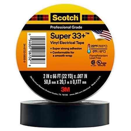 3M Scotch Super 33+ Vinyl Electrical Tape, 24PK 7000058137