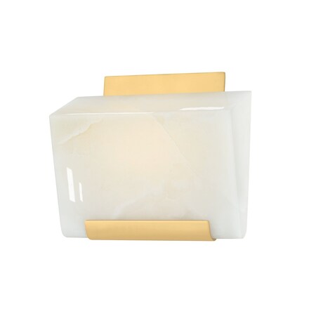 Hudson Valley Lighting Fairfield Integrated LED Wall Sconce in Aged Brass 3541-AGB