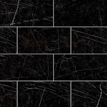 Msi Regallo Marquina Noir 12" X 24" Polished Porcelain Floor And Wall Tile, PK7 ZOR-PT-0584