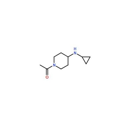 Ak Scientific 1-Acetyl-4-cyclopropylaminopiperidine (10g), CAS 387358-46-5 2262AE-10g