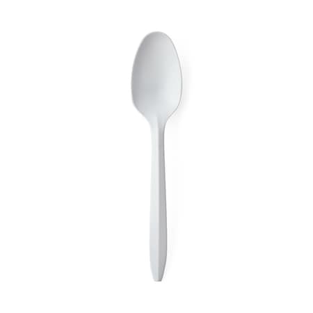 Medline Plastic Spoon, Polypropylene, Medium-Weight, White, 5.5in, 1000 Spoons/Case, 1000PK NON042001