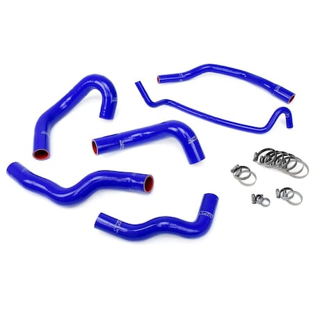 Hps Performance High Temp Reinforced Silicone Radiator Coolant Hose Kit, Blue, 57-1013-BLUE