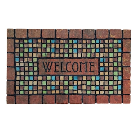 Southern Oaks 18in x 30in Crumb Rubber Terra Cotta-Style Door Mat 58783