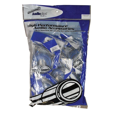 Audiopipe 10 ft. Superflex RCA Cable, 10PK BMSBLS10