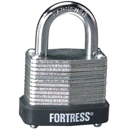 Master Lock Padlock, Keyed Different Key, 3/16 in Dia Shackle, 5/8 in H Shackle, Steel Shackle, Steel Body 1807D