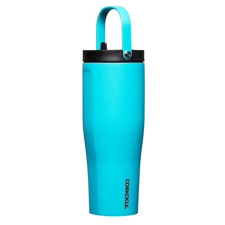 Corkcicle Go Cup XL Series Tumbler, 30 oz, Stainless Steel, Capri Blue, Insulated 2830CCB