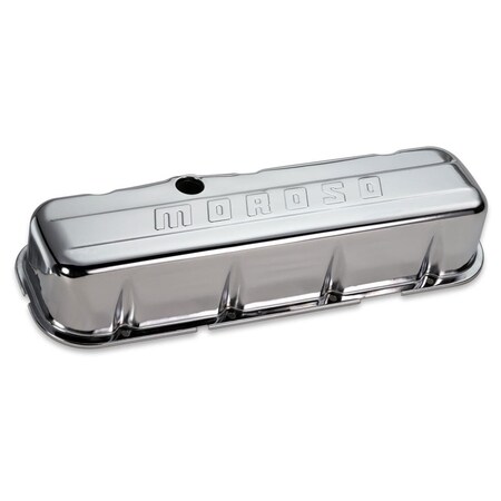 Moroso 68113 Chrome Valve Covers for Big Block Chevy Tall with Baffle MOR68113