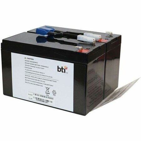 Battery Technology BTI 12V 2-CELL LEAD ACID UPS BATTERY FOR APC SU1500RMX228, SU1500R RBC9-SLA9-TAA