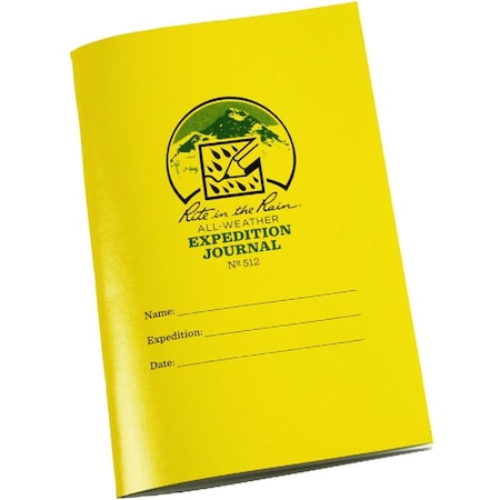 Rite In The Rain Expedition Journal Field Flex Book, Yellow - 4.63 x 7.25 in. RIR-12110