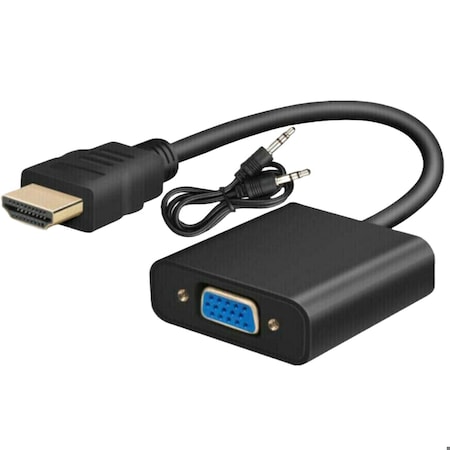Sanoxy HDMI TO VGA HDMI Male To VGA Female Converter Adapter With Audio 1080P Support PPT-194402294746
