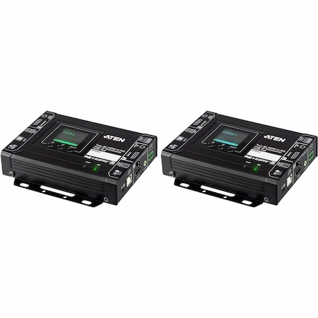 Aten TRUE 4K HDMI H.265 OVER IP TRANSCEIVER WITH POE VE8662