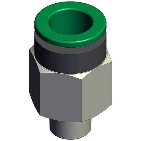 Smc Push-Fit Fitting, Straight KRH10-01S