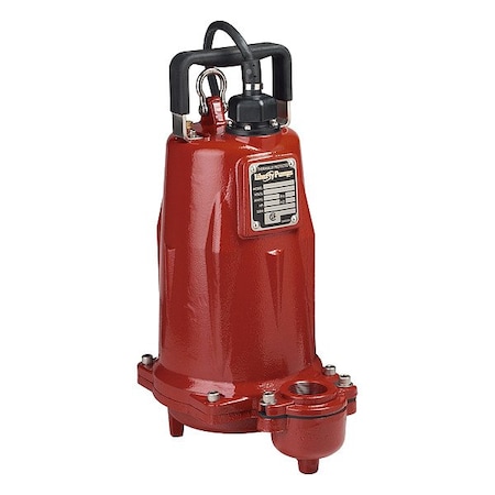 Liberty Pumps EffluentPump, 25ft, 5.7A, 2hp, 440to480VAC FL204M-2