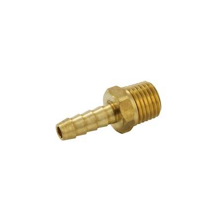 Proline Series Brass 1/4-in BARB x 1/4-in MIP Male Adapter BHB-192NLB