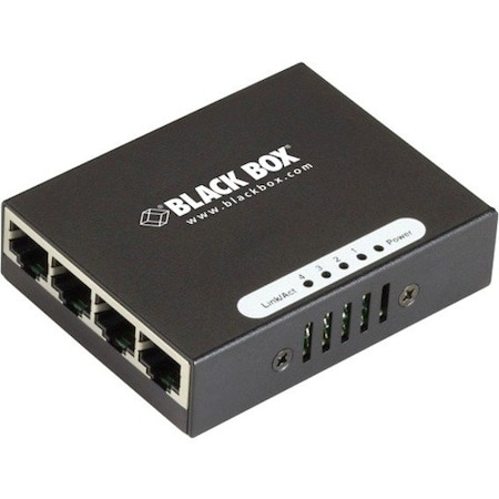 Black Box BLACK BOX Ethernet Switch 4-Port Gigabit Unmanaged Usb LGB304AE