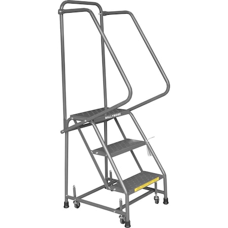 Ballymore Rolling Ladder, Steel, 28-1/2 in.H H326XSU