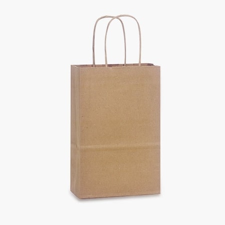 Nashville Wraps 100% Recycled Kraft Paper Bags, Rose 5.5x3.25x8.375in, 100PK RKHR