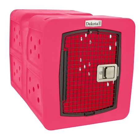 Dakota 283 G3 Framed Door Kennel - Large - Pink D2-G3LRG-SGN-PINK