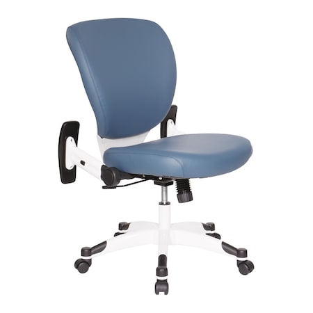 Space Seating Pulsar Padded Seat Managers Chair, Dillon Blue 5200W-R105