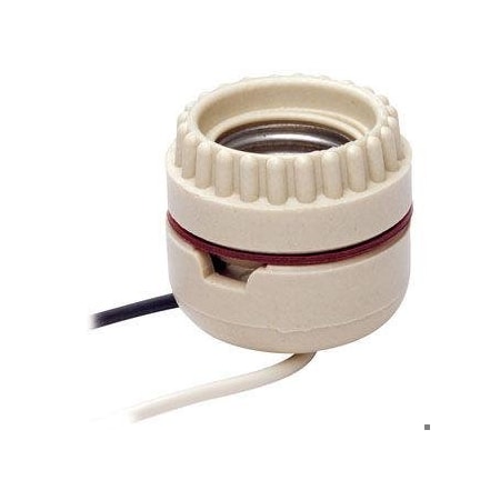 Leviton 660 W, White, Medium Screw (E26) 8101