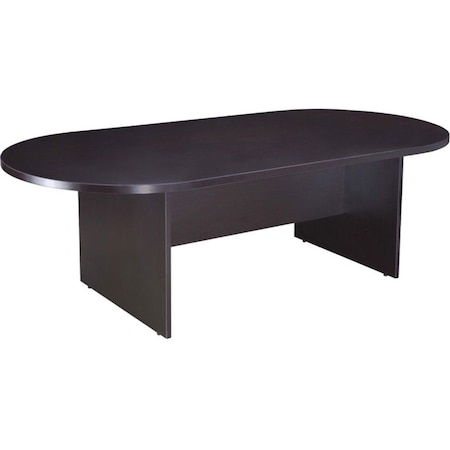 Boss Race Track Conference Table, 95"Wx43"D, Mocha N136-MOC