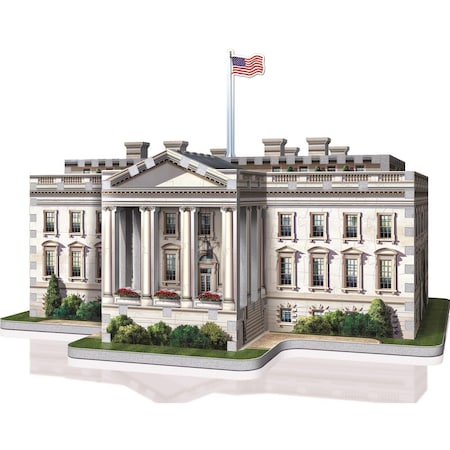 Wrebbit3D The White House 3D Jigsaw Puzzle White 490 pc W3D-1007
