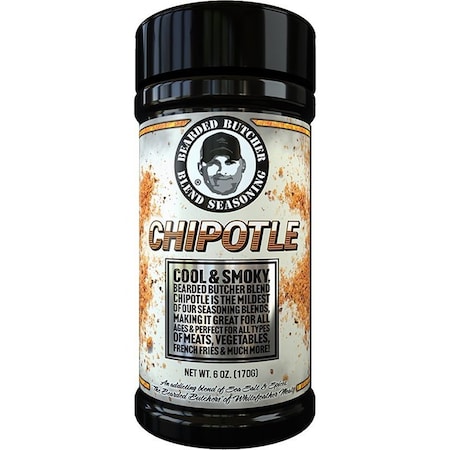 Bearded Butcher Chipotle-6OZ Seasoning, Chipotle Blend, 6 oz BB-0451