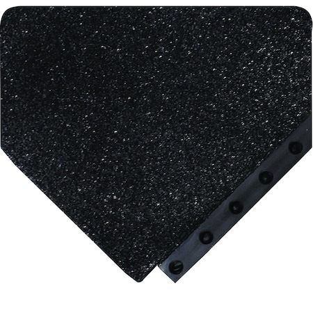 Wearwell Antifatigue Mat, 3 ft L x 3 ft W, 5/8 in Thickness, Nitrile Rubber, Black 584.58X3X3NBRBK