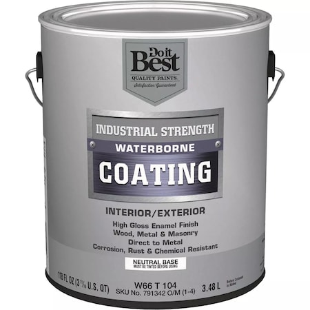 Do It Best Neutral Base Waterborne Industrial Enamel 1 Gal. W66T00104-16