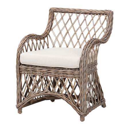 Bali & Pari Debra Antique Kubu Grey Rattan Armchair 267-14705-ZORO