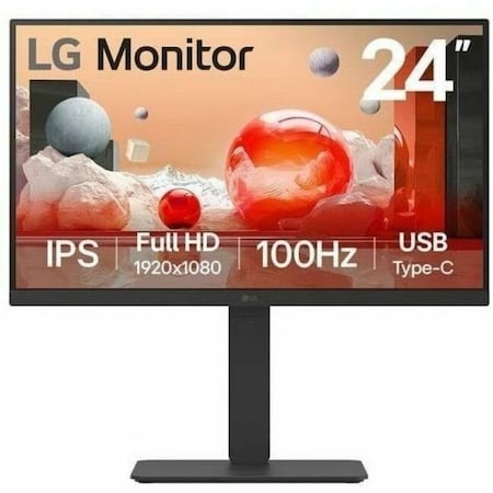 Lg 24IN MONITOR, 1920X1080, 16:9 IPS, HDMI, DP, USB-C USB 3.0 24BA650-B
