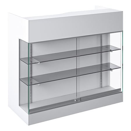 Specialty Store Services Retail Counter, Maple, 42 in H, 48 in W 3367W