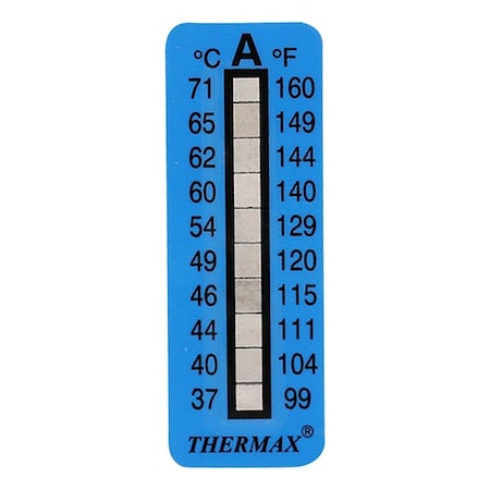 Tempil Indicators, Thermax Level Strip, PK10 026101