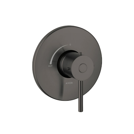 Axor Starck Pressure Balance Trim in Brushed Black Chrome 10407341
