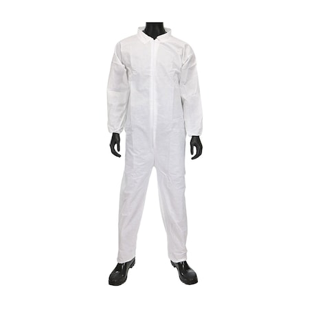 Pip SMS, Coverall with Elastic Wrist & Ankle 42 gsm, 25PK C3852/5XL