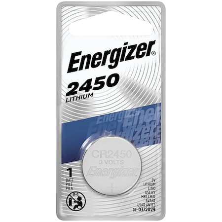 Energizer 2450 Lithium Coin Cell Battery ECR2450BP