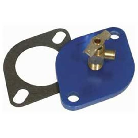 Superjock 63432 Water Neck Bleeder Plate - Chevy V8 SU3088611
