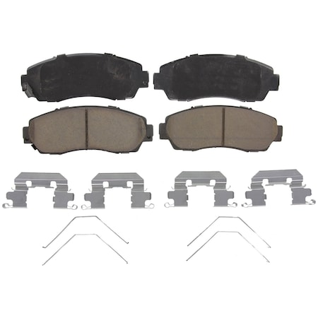 Wagner Brake QuickStop Front Disc Brake Pad Set Ceramic,  ZD1521