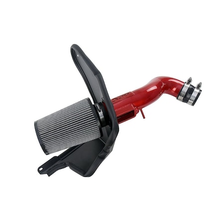 Hps Performance Air Intake Kit with Heat Shield, Red,  827-705R