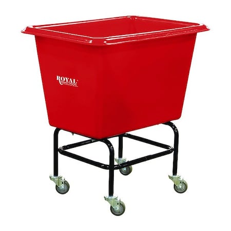 Royal Basket Trucks Poly Elevated Truck, 38" L, Red G08-RDX-EPA-3UNN